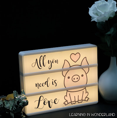 Cute light box designs that you can customize! 