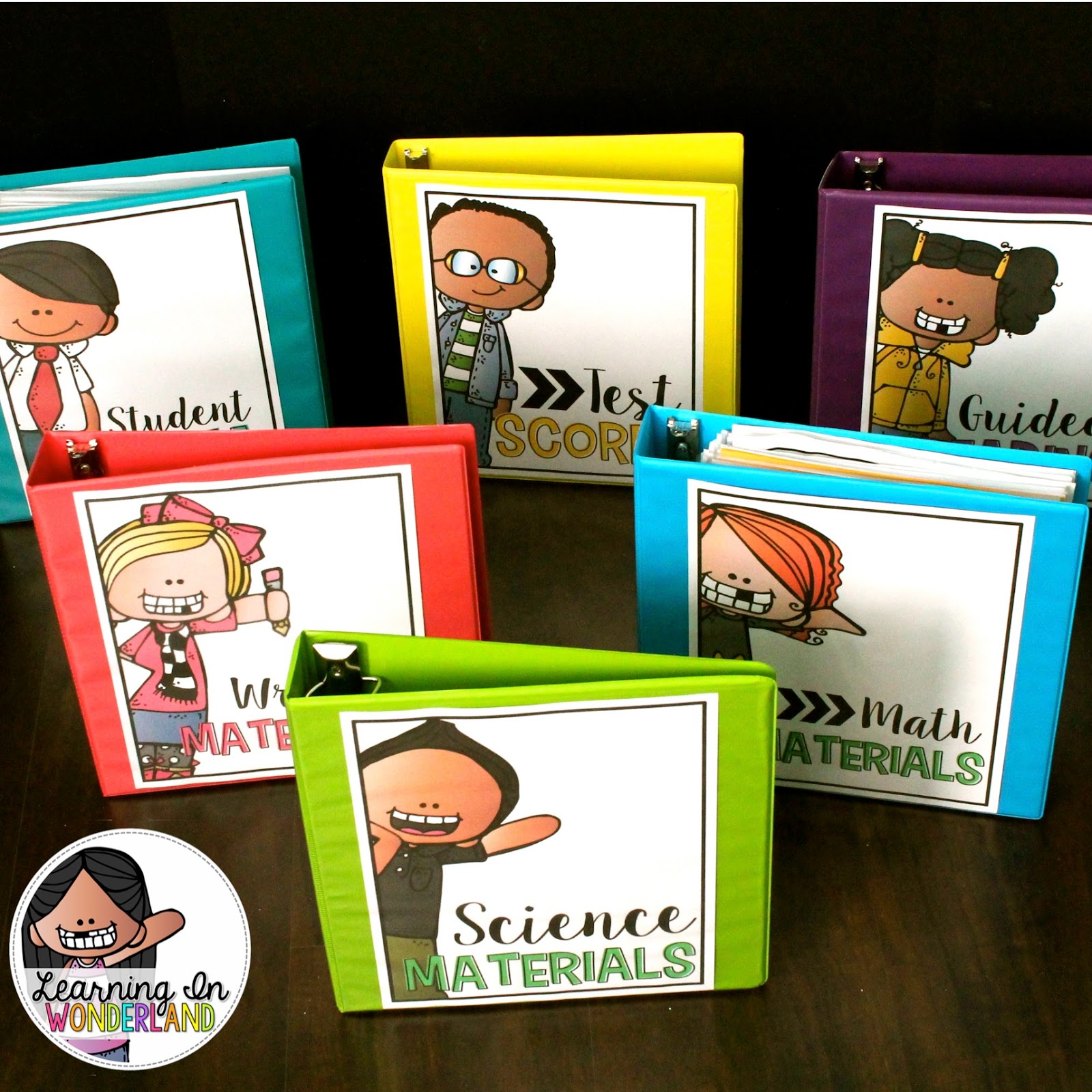 Use these cute binders to stay organized!