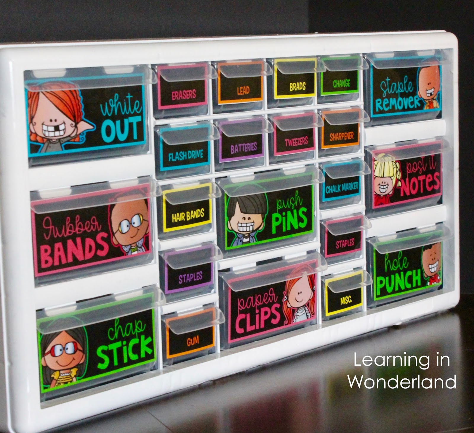 Create your very own teacher toolbox to stay organized! 