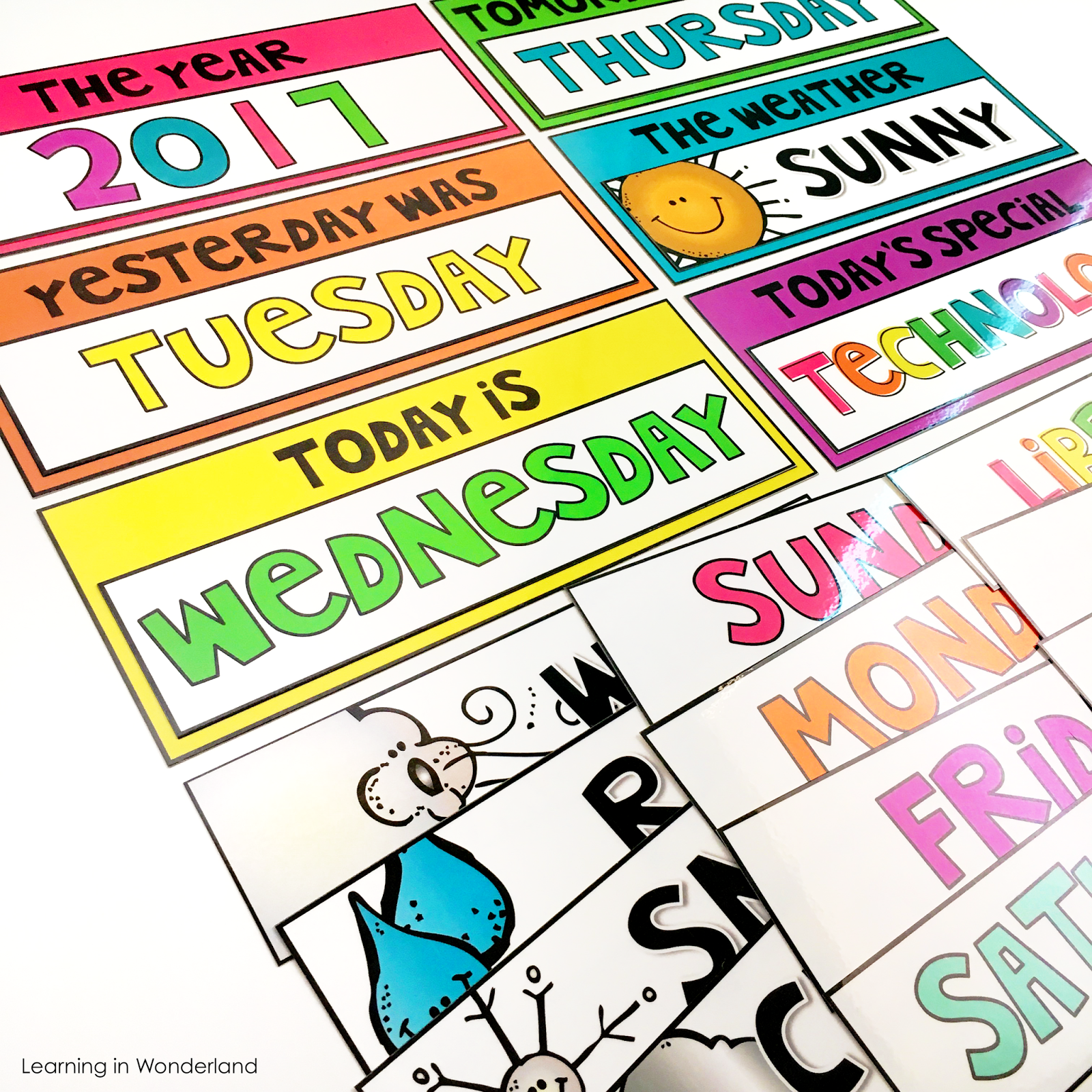The perfect calendar for the primary classroom! 