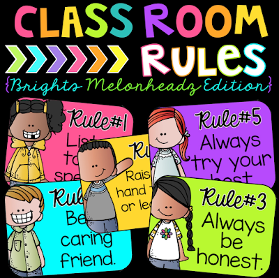 Classroom rules for the primary classroom