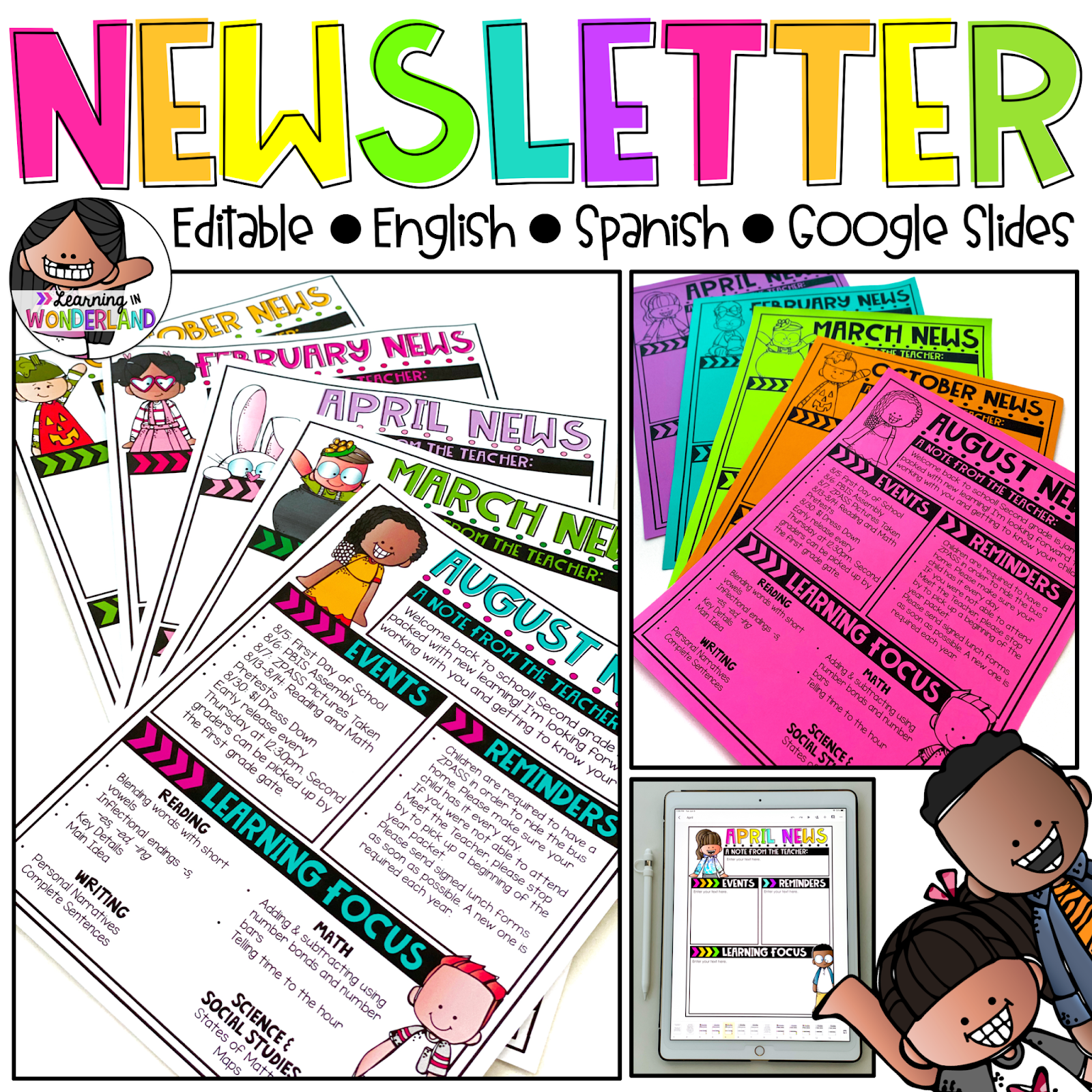  Digital Newsletters for the Primary Classroom